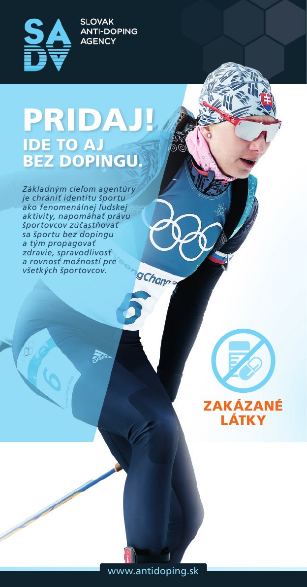 Titulná strana materiálu Pridaj! Ide to aj bez dopingu