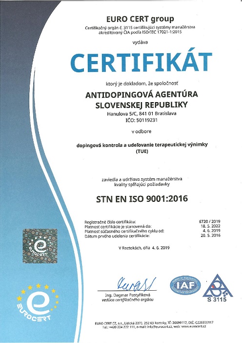 2019 06 26 ANTIDOPINGOVÁ AGENTURA SR 9001 Sk-page-001 edit